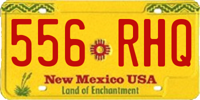 NM license plate 556RHQ