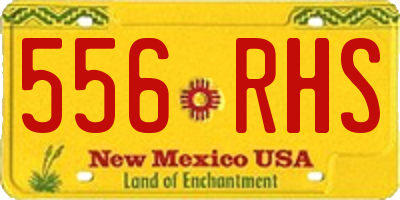NM license plate 556RHS