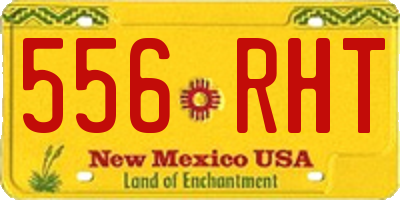 NM license plate 556RHT