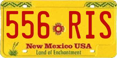 NM license plate 556RIS