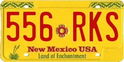 NM license plate 556RKS