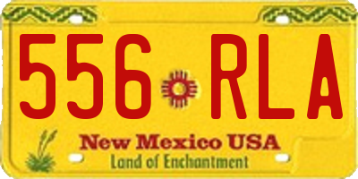 NM license plate 556RLA