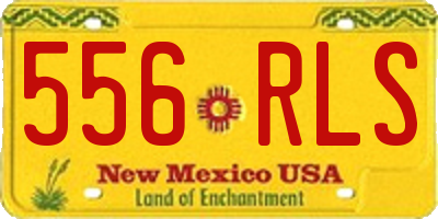 NM license plate 556RLS
