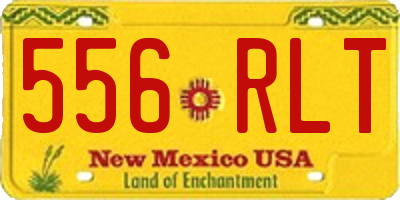 NM license plate 556RLT