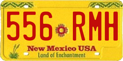 NM license plate 556RMH