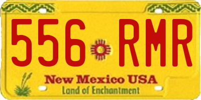 NM license plate 556RMR