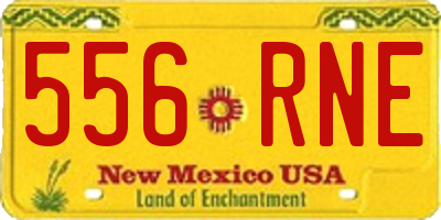 NM license plate 556RNE