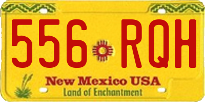 NM license plate 556RQH