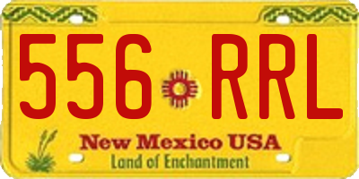 NM license plate 556RRL