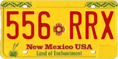 NM license plate 556RRX