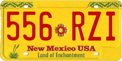 NM license plate 556RZI