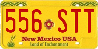 NM license plate 556STT