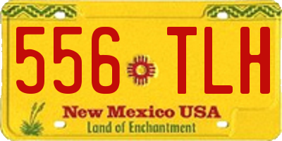 NM license plate 556TLH