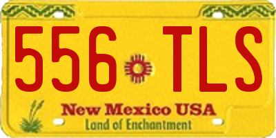 NM license plate 556TLS