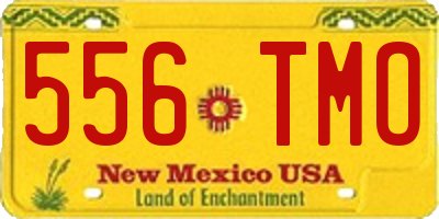 NM license plate 556TMO