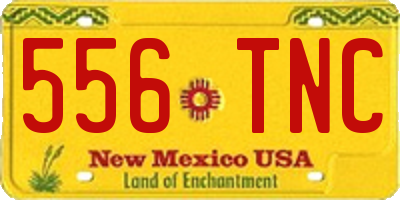NM license plate 556TNC