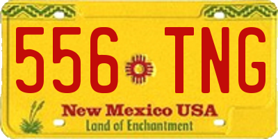 NM license plate 556TNG
