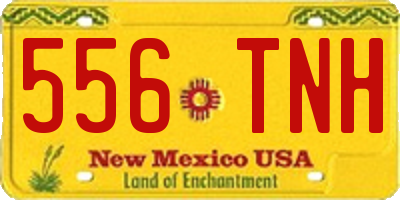 NM license plate 556TNH
