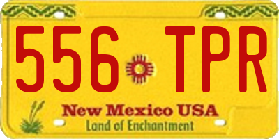 NM license plate 556TPR