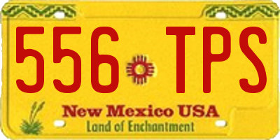 NM license plate 556TPS