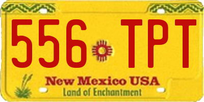 NM license plate 556TPT
