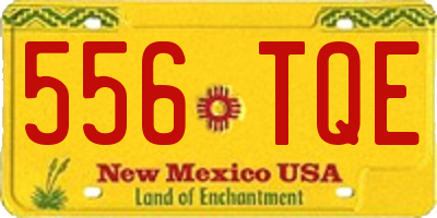 NM license plate 556TQE