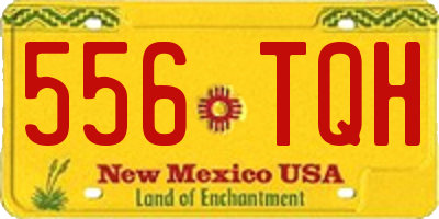 NM license plate 556TQH