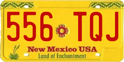 NM license plate 556TQJ