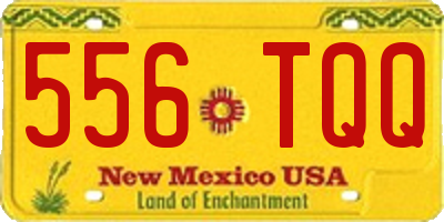 NM license plate 556TQQ