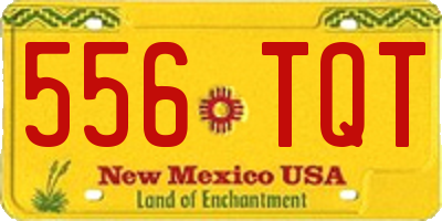 NM license plate 556TQT