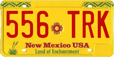NM license plate 556TRK