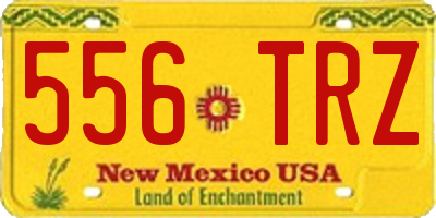 NM license plate 556TRZ