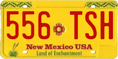 NM license plate 556TSH