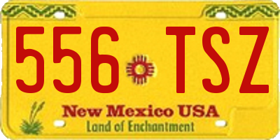 NM license plate 556TSZ