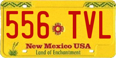 NM license plate 556TVL