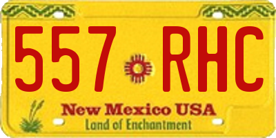 NM license plate 557RHC