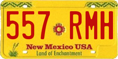 NM license plate 557RMH