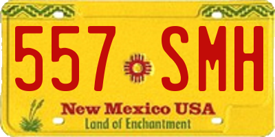 NM license plate 557SMH