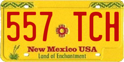 NM license plate 557TCH