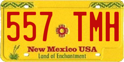 NM license plate 557TMH