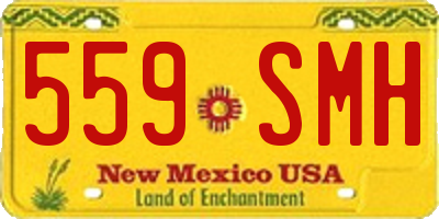 NM license plate 559SMH
