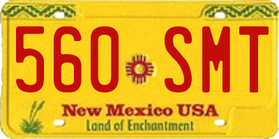 NM license plate 560SMT