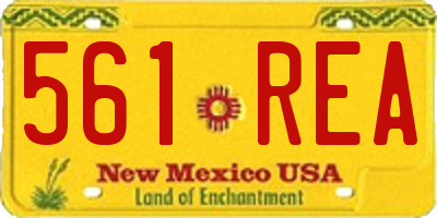 NM license plate 561REA