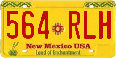 NM license plate 564RLH