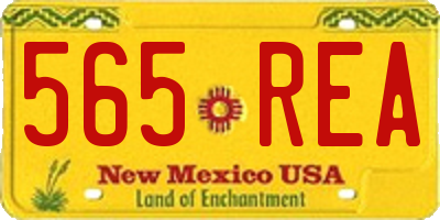 NM license plate 565REA