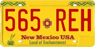 NM license plate 565REH