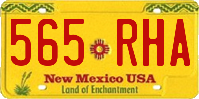NM license plate 565RHA