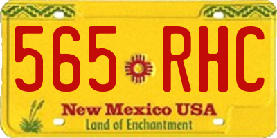 NM license plate 565RHC