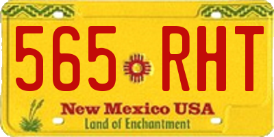 NM license plate 565RHT