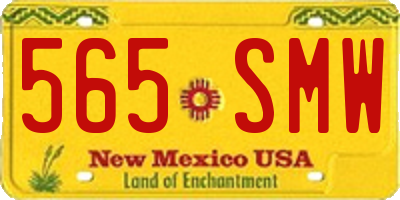 NM license plate 565SMW